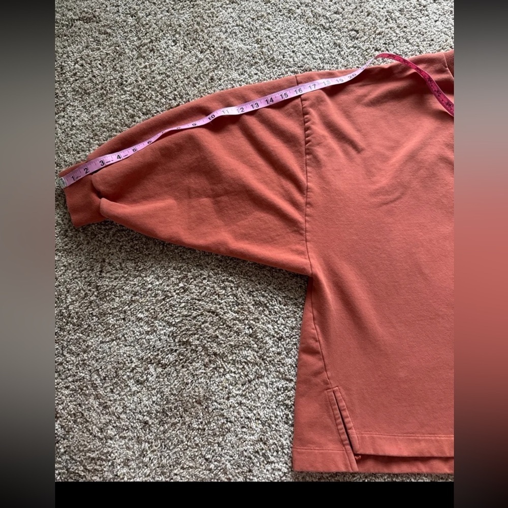 Beaumont Organic Amelia Organic Cotton Sweatshirt in Rust
size Large - Picture 12 of 12